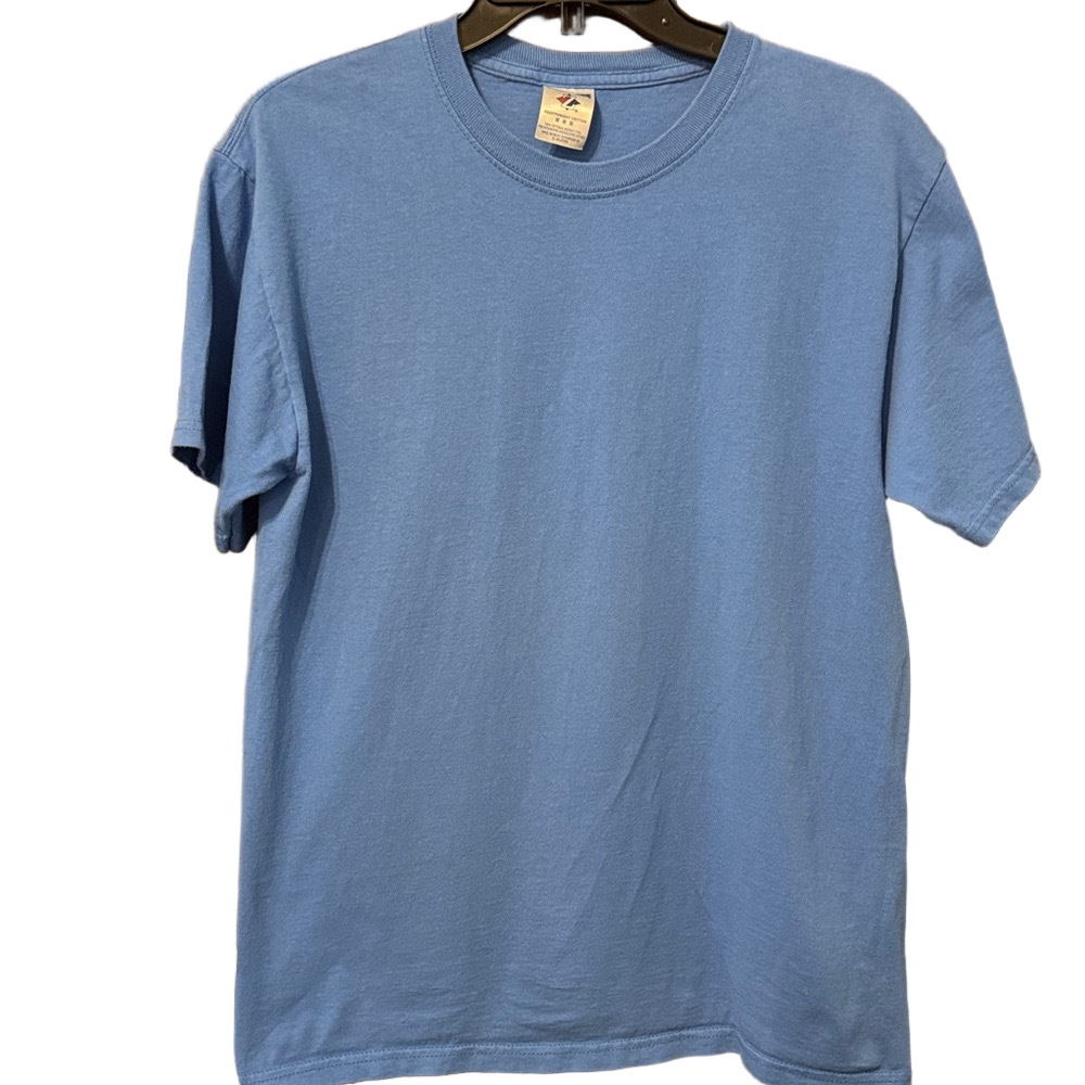 Jerzees Blue Short Sleeve 100% Cotton Tee